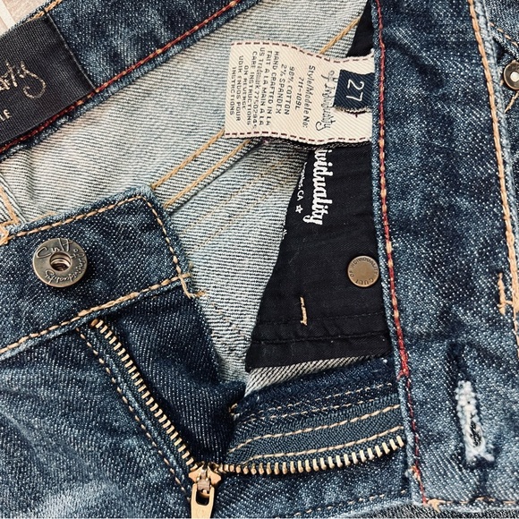 Cult of Individuality Jeans Straight Leg, Women's Size 27/33 - Picture 3 of 13